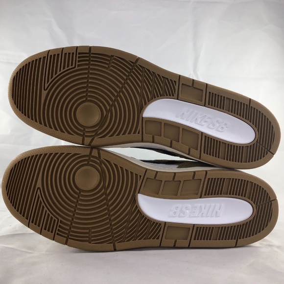 Nike SB Air Force II Low Escape Lichen Brown White - Picture 6 of 7